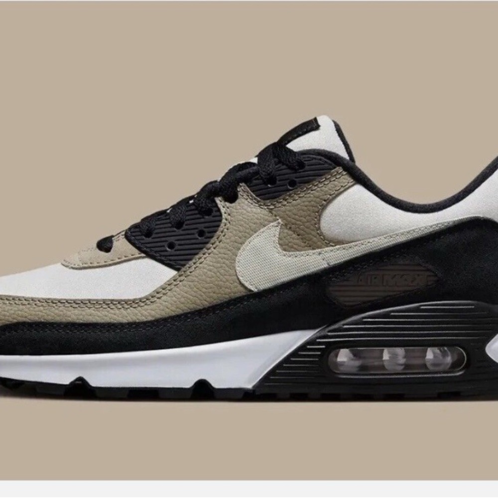 Nike Air Max 90 Athletic Shoes Phantom Khaki White Men's Size